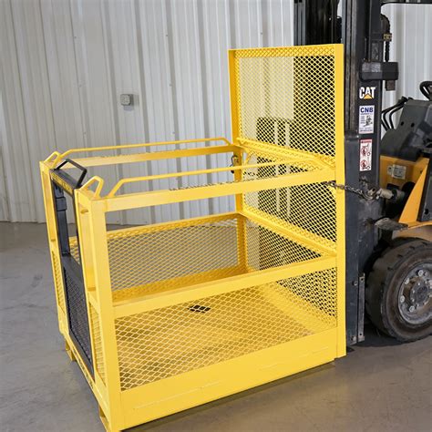 osha forklift man basket